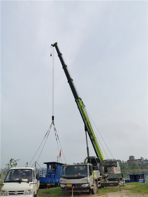 安宁区桥梁建设吊装案例